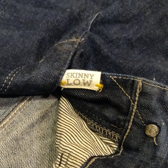 Madewell Skinny Low In Dark Wash Women SIZE 28 - Picture 3 of 6